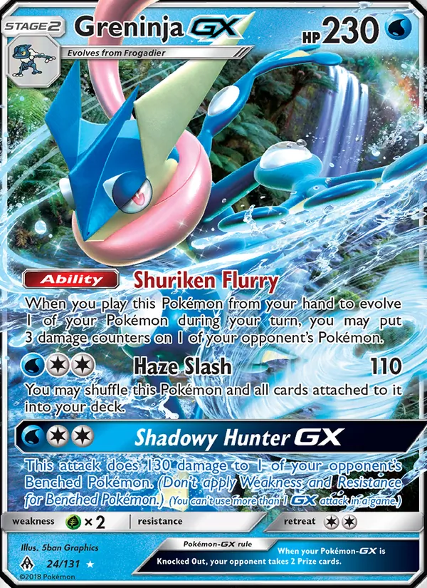 Greninja GX #24 – Forbidden Light card