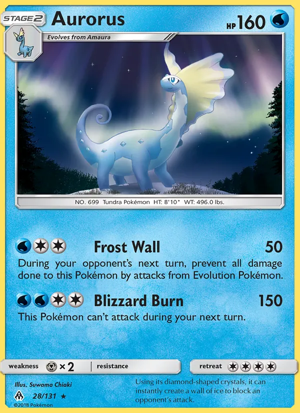 Aurorus #28 – Forbidden Light card