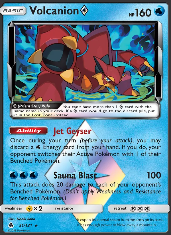 Volcanion ◇ #31 – Forbidden Light card
