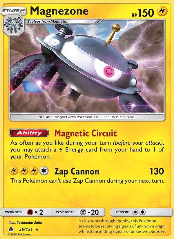 Magnezone #36 – Forbidden Light card