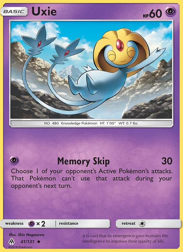 Uxie #41 – Forbidden Light card