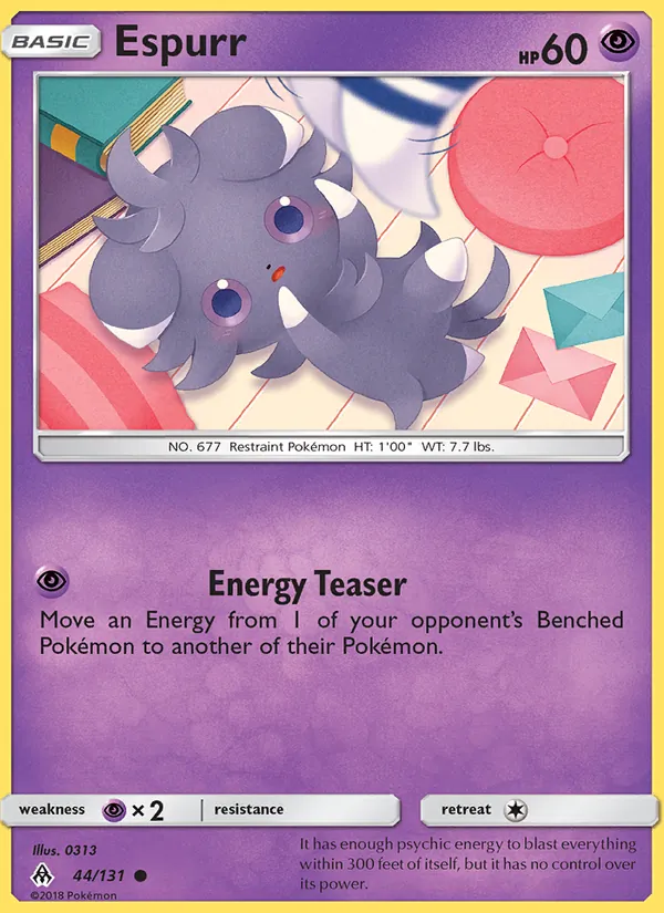 Espurr #44 – Forbidden Light card
