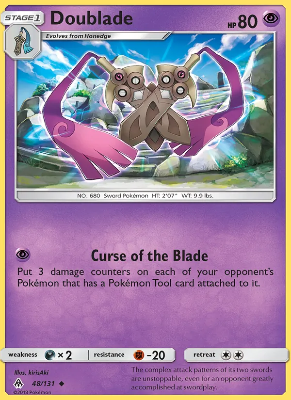 Doublade #48 – Forbidden Light card