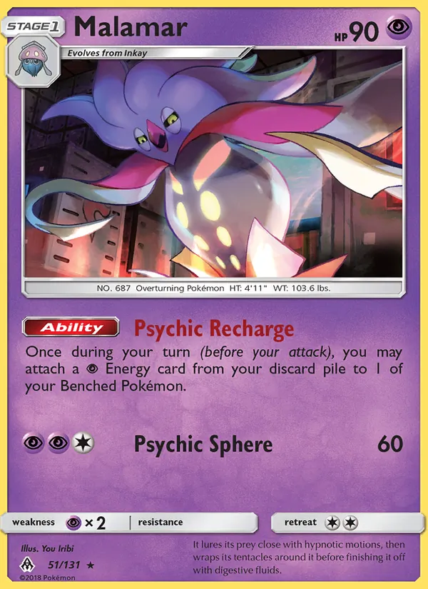 Malamar #51 – Forbidden Light card
