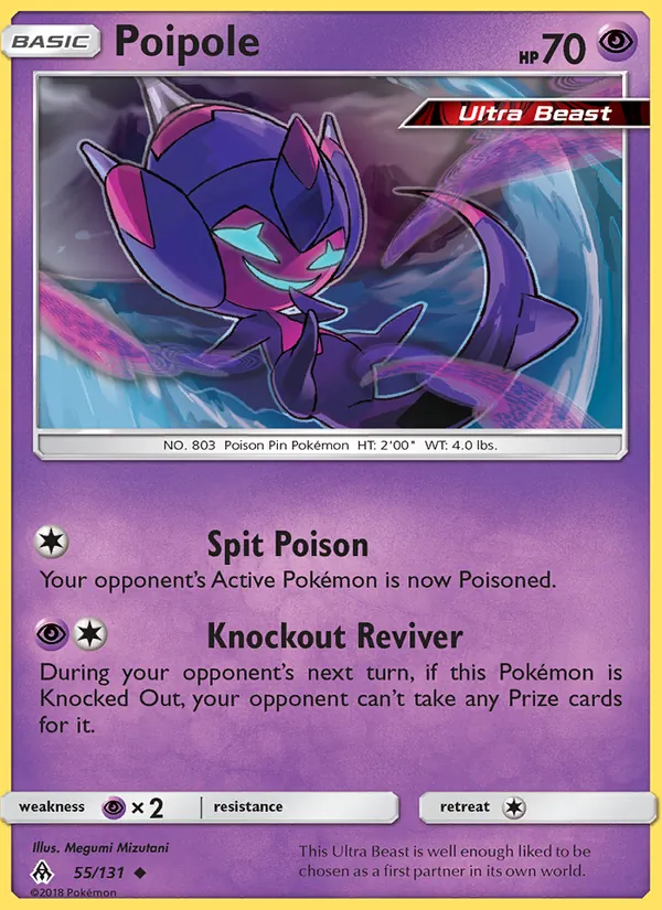 Poipole #55 – Forbidden Light card