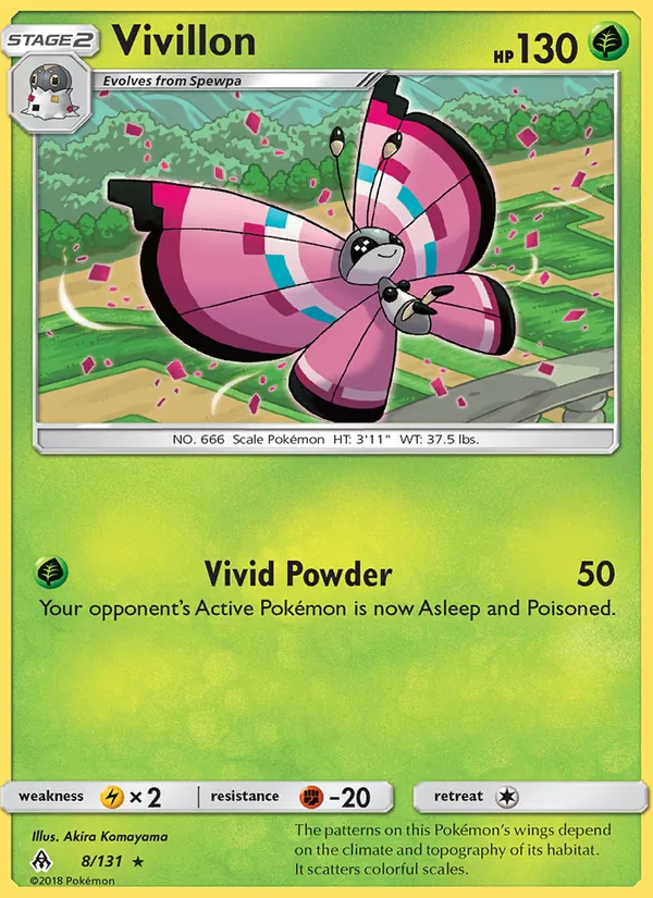 Vivillon #8 – Forbidden Light card
