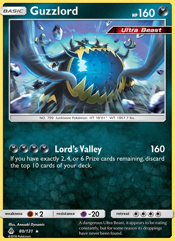 Guzzlord #80 – Forbidden Light card