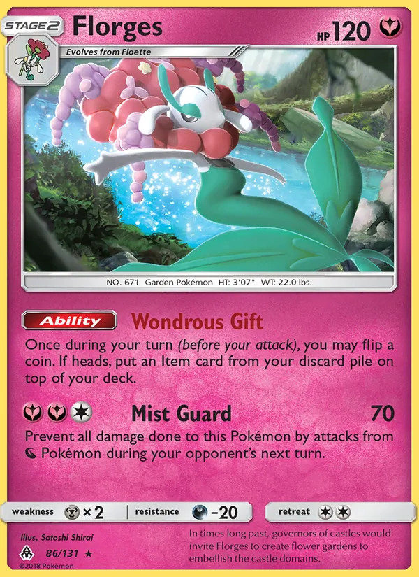 Florges #86 – Forbidden Light card