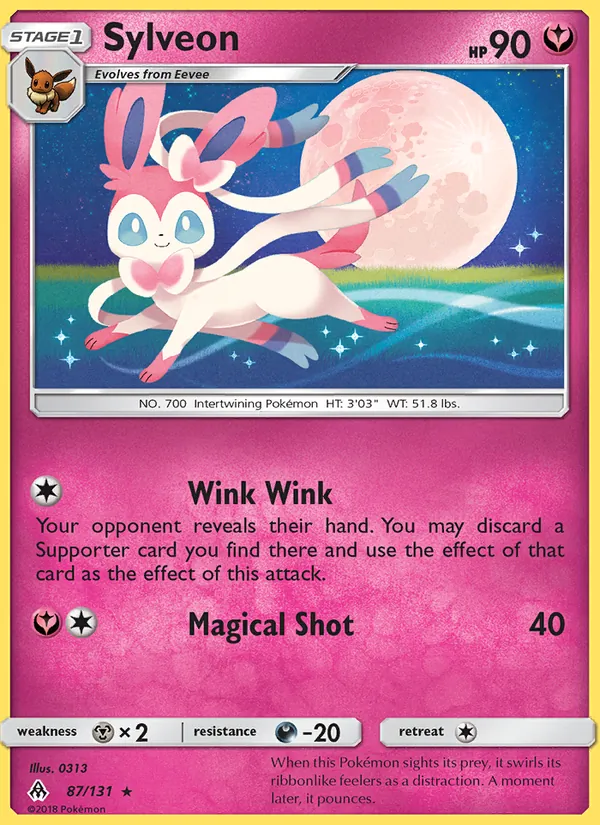 Sylveon #87 – Forbidden Light card