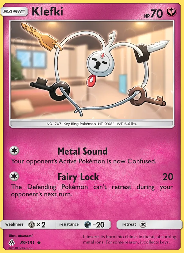 Klefki #89 – Forbidden Light card