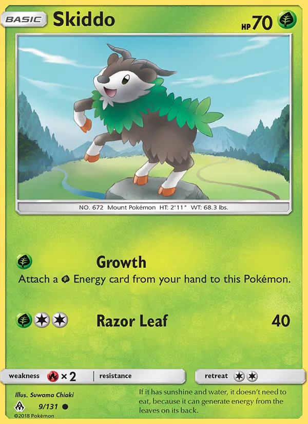 Skiddo #9 – Forbidden Light card