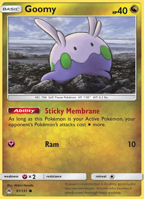 Goomy #91 – Forbidden Light card