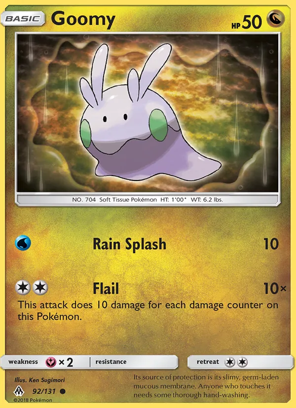 Goomy #92 – Forbidden Light card