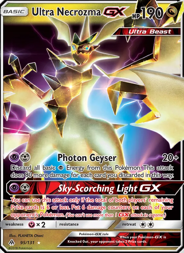 Ultra Necrozma GX #95 – Forbidden Light card