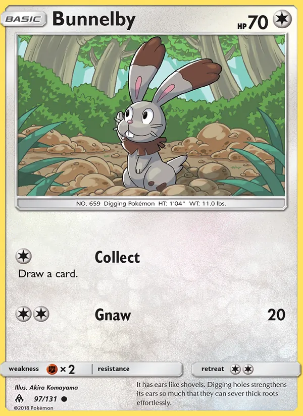 Bunnelby #97 – Forbidden Light card