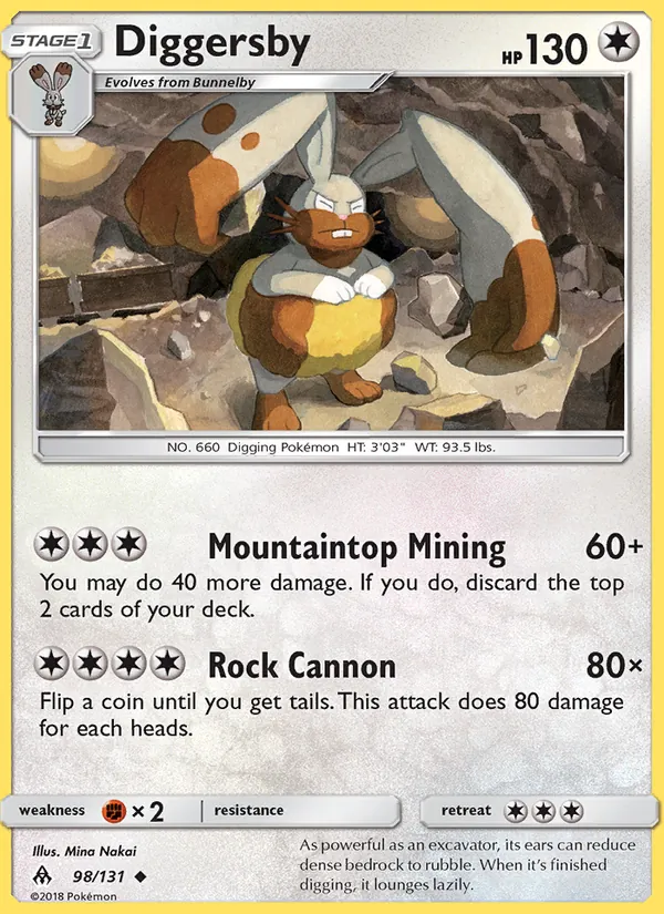 Diggersby #98 – Forbidden Light card