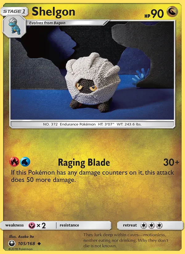Shelgon #105 – Celestial Storm card