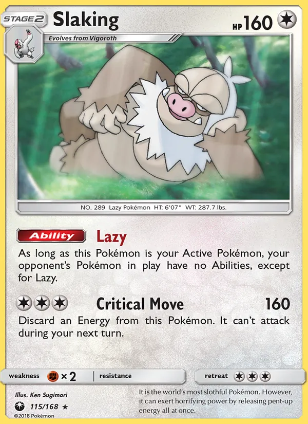 Slaking #115 – Celestial Storm card