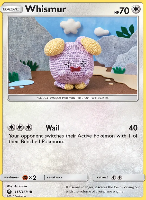 Whismur #117 – Celestial Storm card