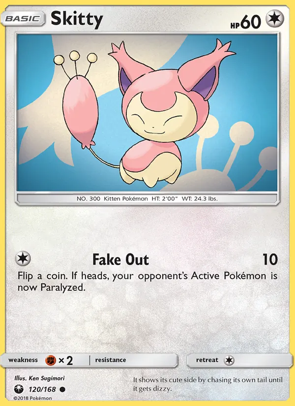 Skitty #120 – Celestial Storm card