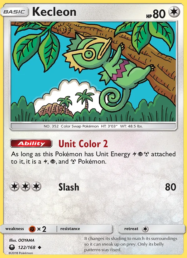 Kecleon #122 – Celestial Storm card
