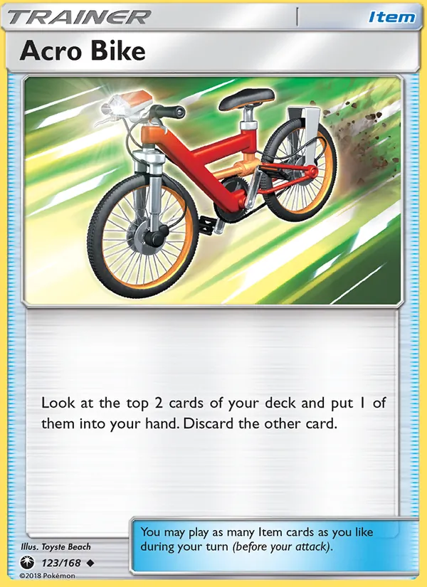 Acro Bike #123 – Celestial Storm card