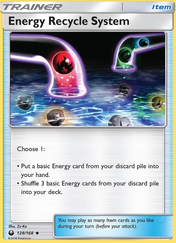 Energy Recycle System #128 – Celestial Storm card