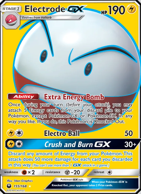 Electrode GX #155 – Celestial Storm card