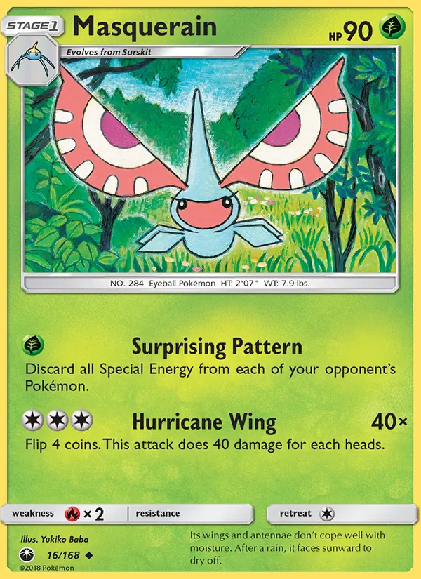 Masquerain #16 – Celestial Storm card