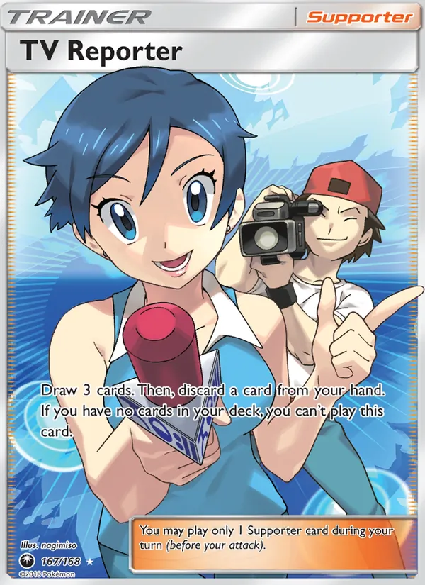 TV Reporter #167 – Celestial Storm card