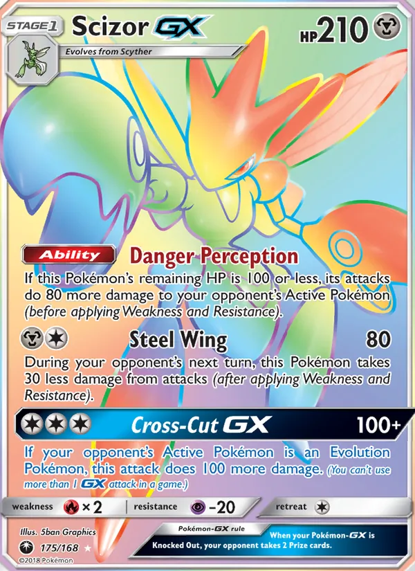Scizor GX #175 – Celestial Storm card