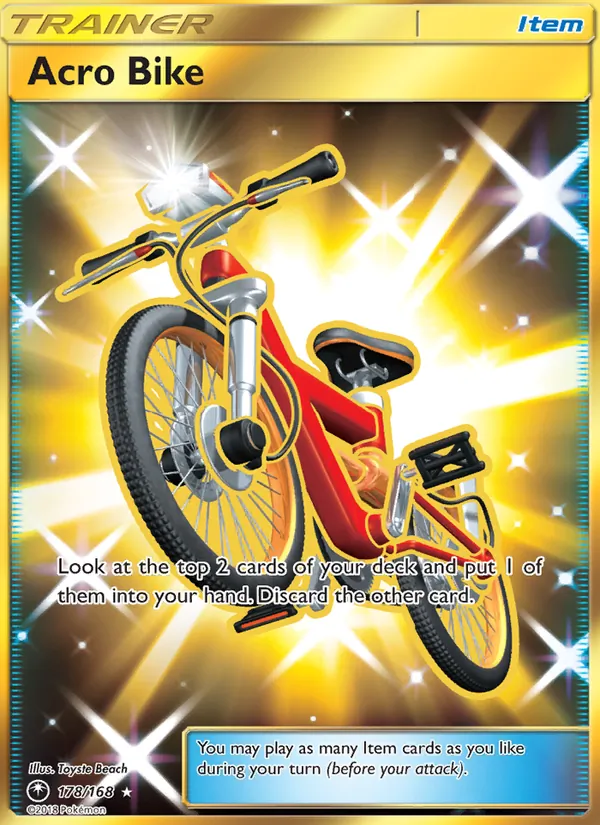 Acro Bike #178 – Celestial Storm card