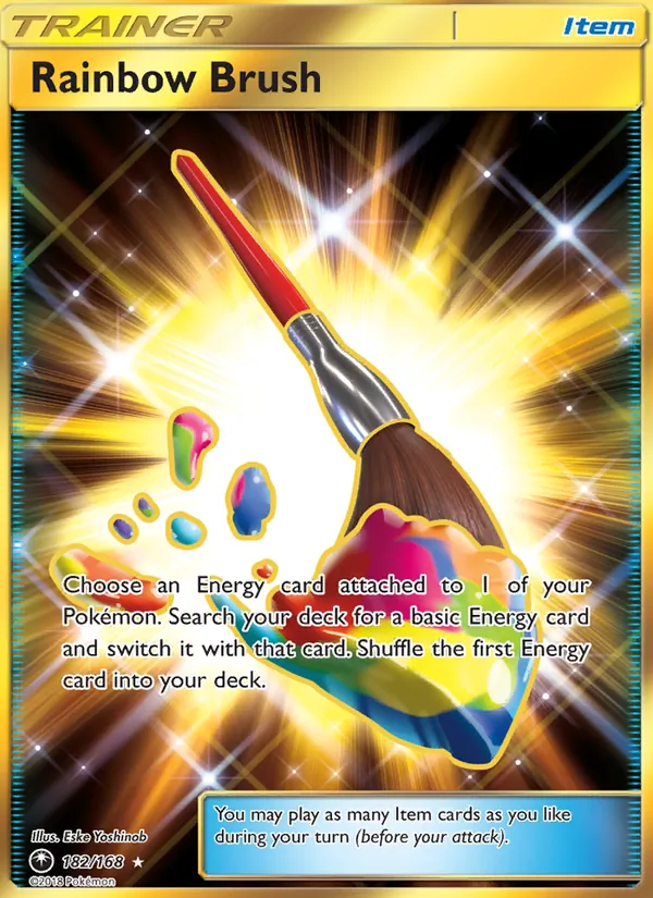 Rainbow Brush #182 – Celestial Storm card