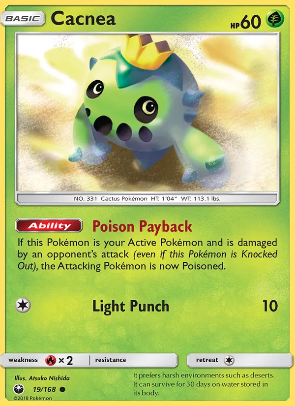 Cacnea #19 – Celestial Storm card