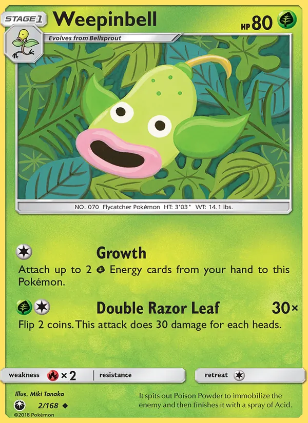 Weepinbell #2 – Celestial Storm card