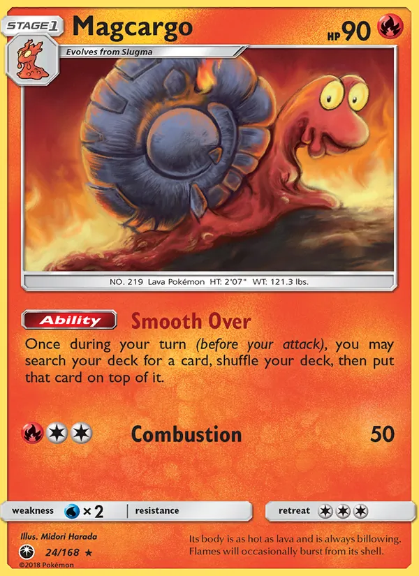 Magcargo #24 – Celestial Storm card