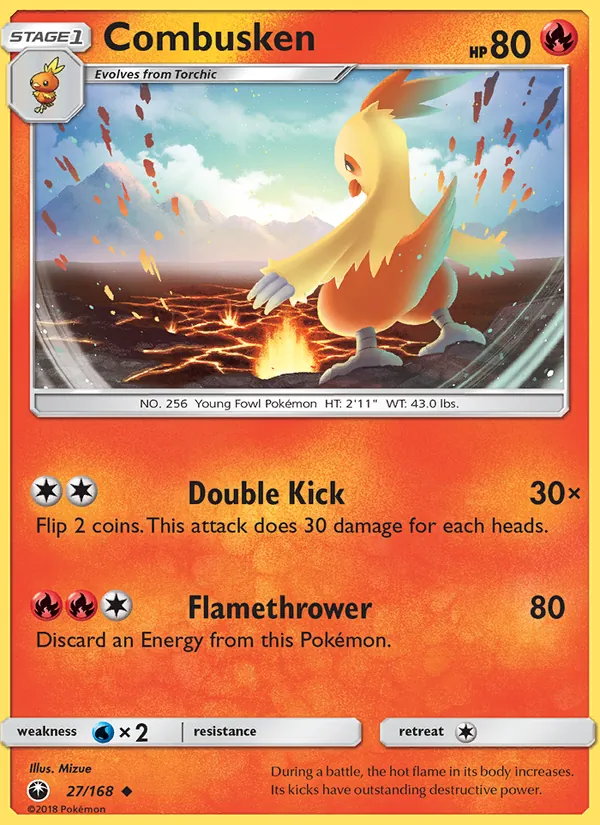 Combusken #27 – Celestial Storm card