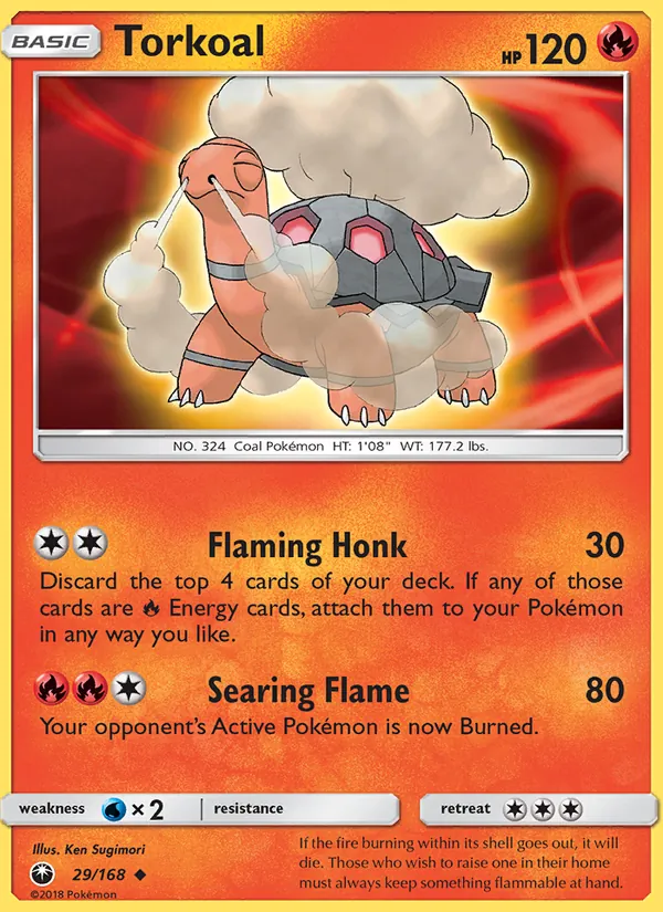 Torkoal #29 – Celestial Storm card