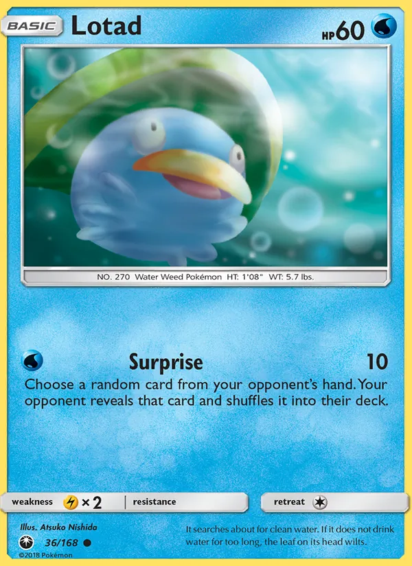 Lotad #36 – Celestial Storm card