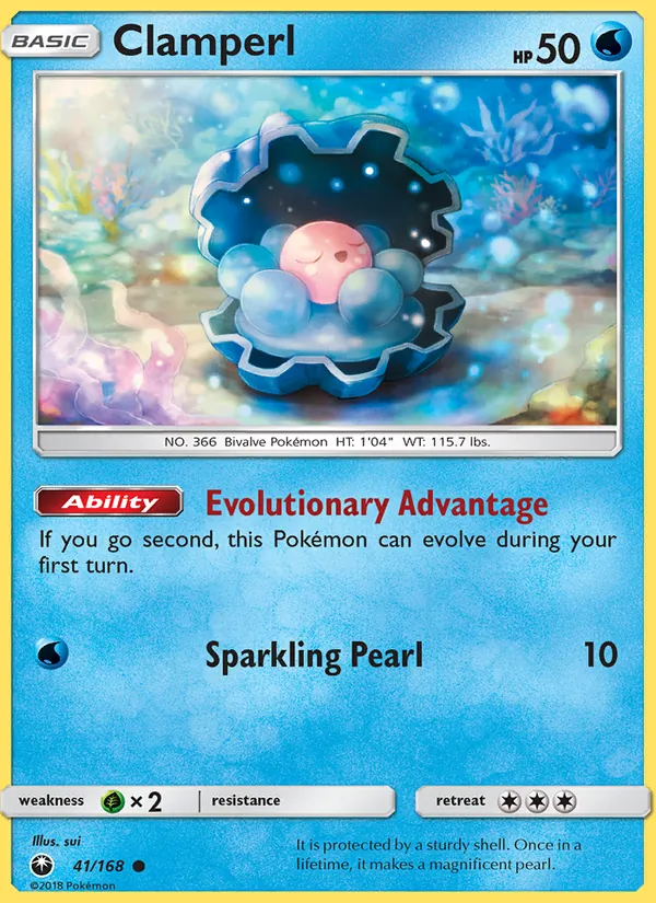 Clamperl #41 – Celestial Storm card