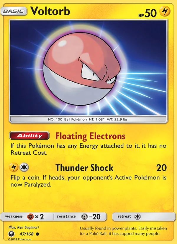 Voltorb #47 – Celestial Storm card