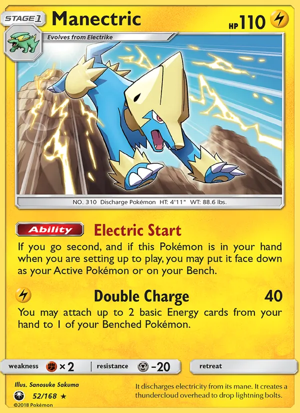 Manectric #52 – Celestial Storm card