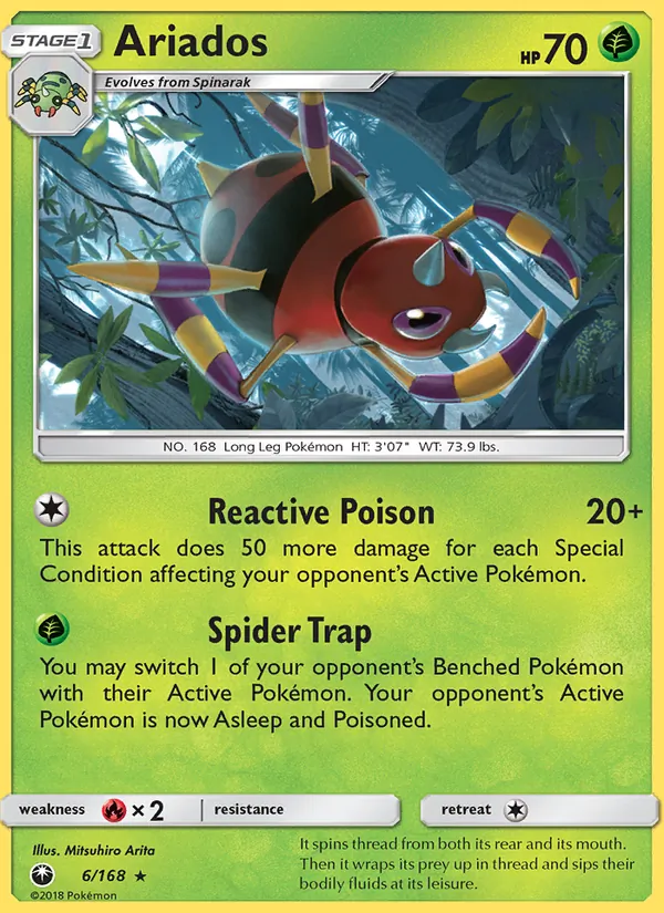 Ariados #6 – Celestial Storm card