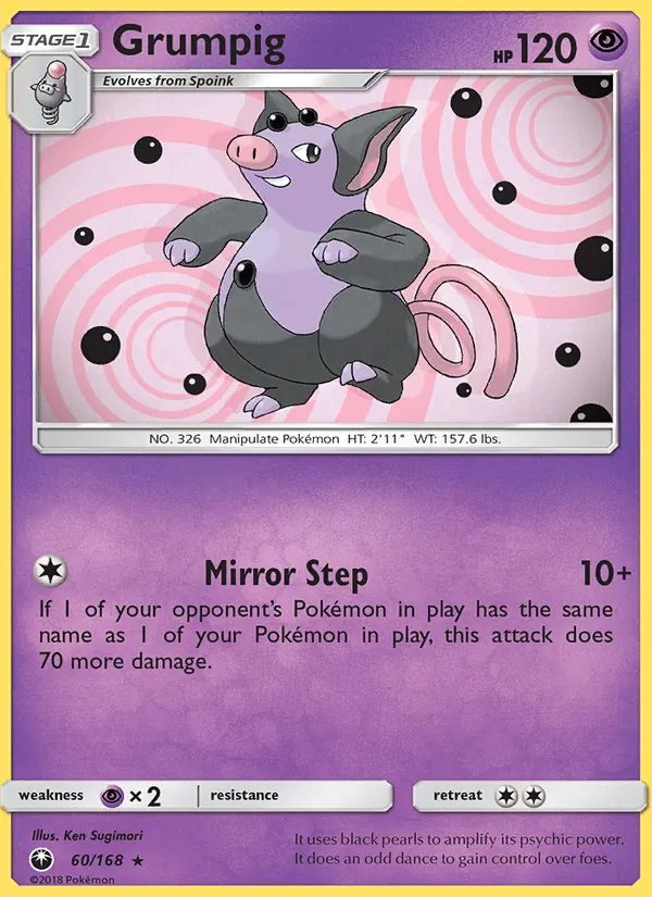 Grumpig #60 – Celestial Storm card