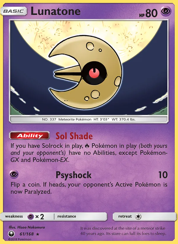 Lunatone #61 – Celestial Storm card