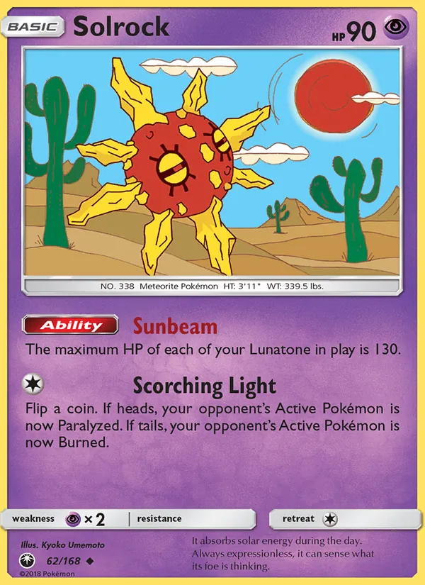 Solrock #62 – Celestial Storm card