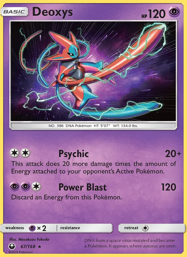 Deoxys #67 – Celestial Storm card