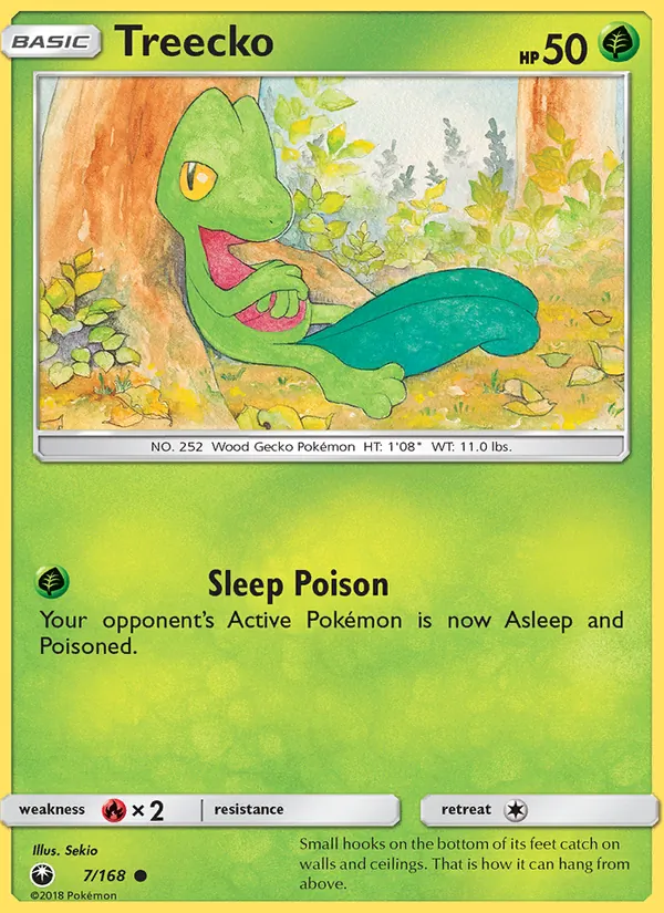 Treecko #7 – Celestial Storm card