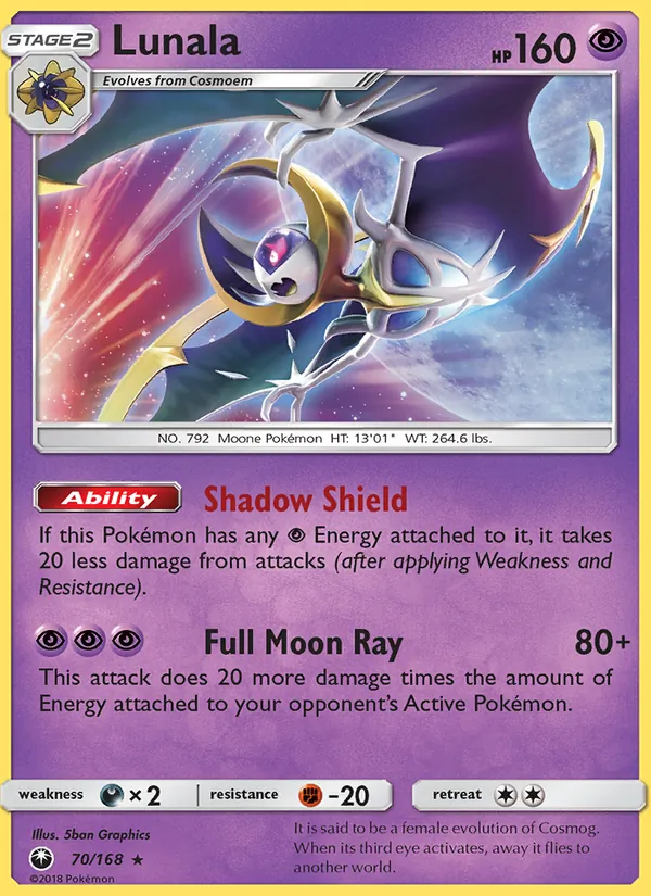 Lunala #70 – Celestial Storm card