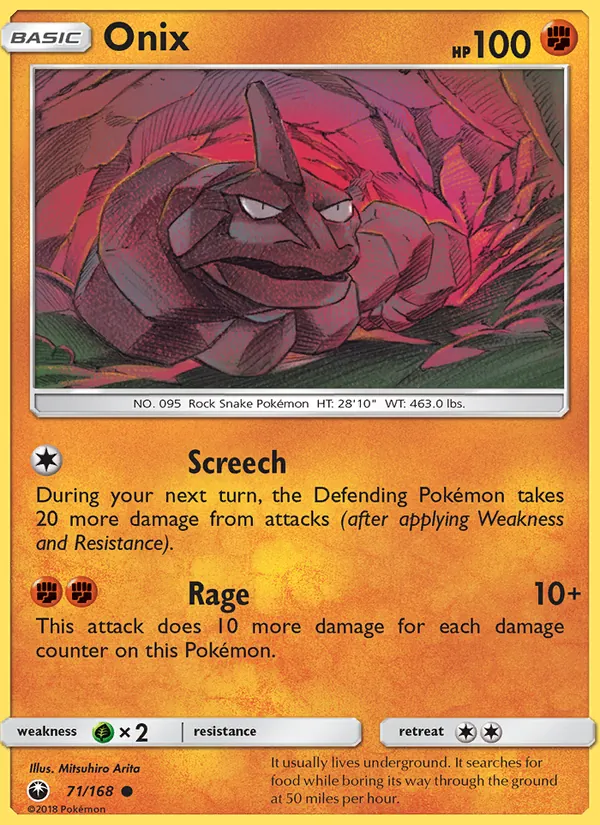 Onix #71 – Celestial Storm card